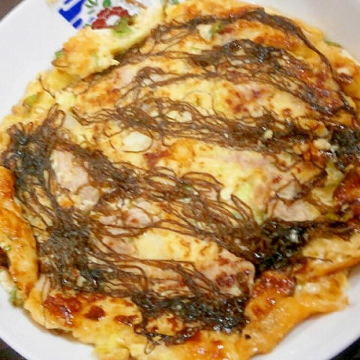 もずく・チーズ・豆腐のお焼き